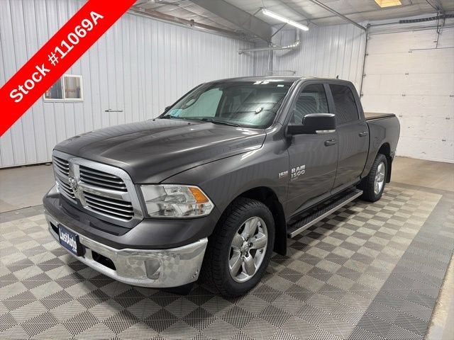 2019 RAM 1500 Classic Big Horn in Grey — front three-quarter view