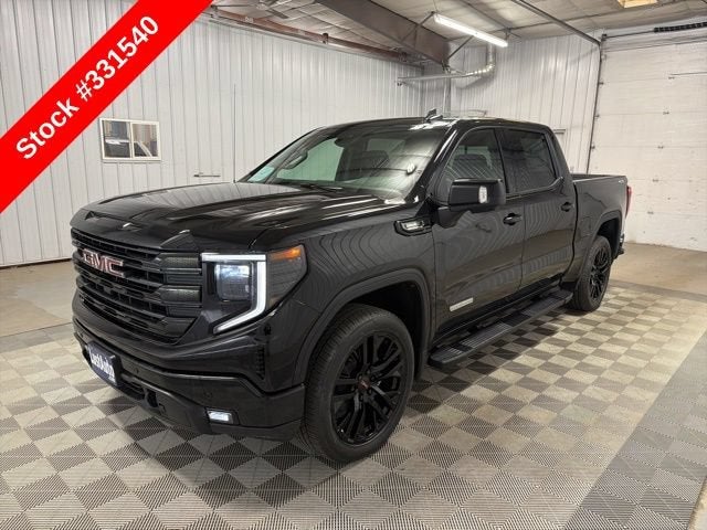 2026 GMC Sierra 1500 Elevation in Onyx Black — front three-quarter view
