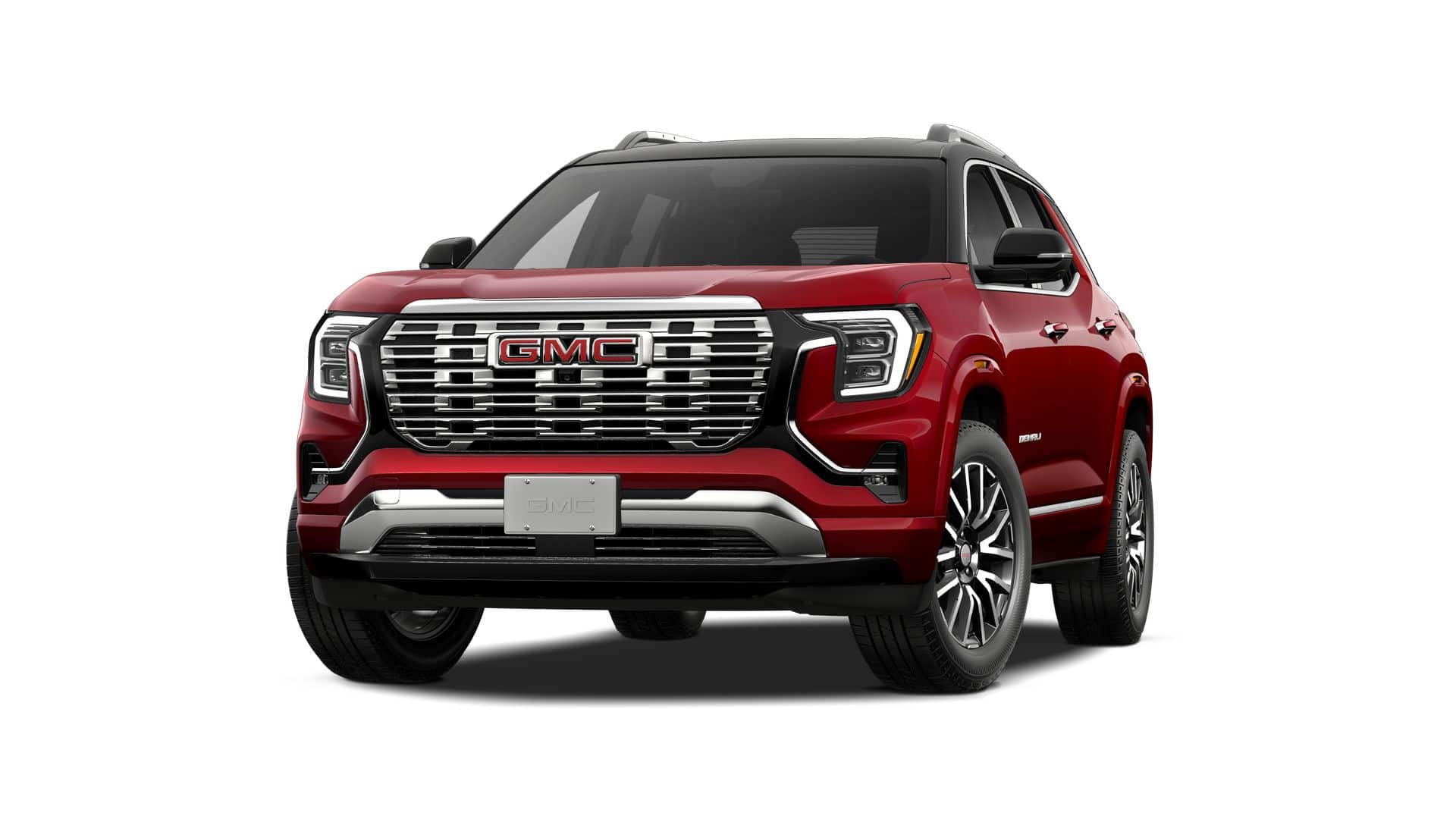 2027 GMC Terrain AWD Denali in Volcanic Red Tintcoat — front three-quarter view